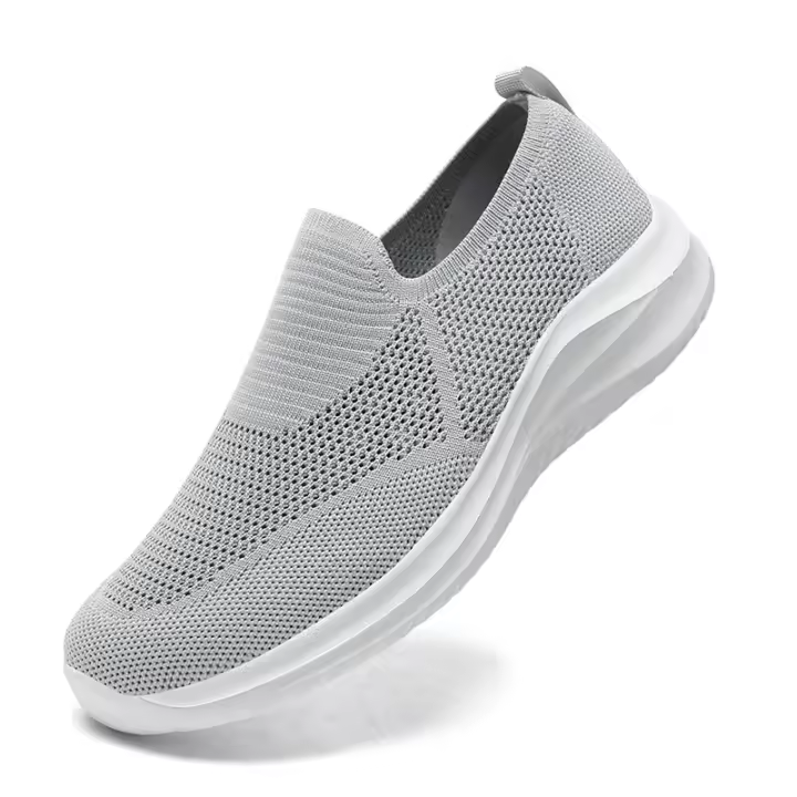 Zapatos De Vulcanización Para Hombre Moda Transpirable Zapatillas Casuales De Malla Ligeros Y Cómodos Para Exterior Y Caminar - 1