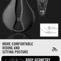 Sillín De Bicicleta RYET Ultrafino De Carbono 3D 145MM 7*9 Para Hombres Y Mujeres Triatlón Carretera MTB Montaña Gravel Piezas De Sillín De Bicicleta - details 9