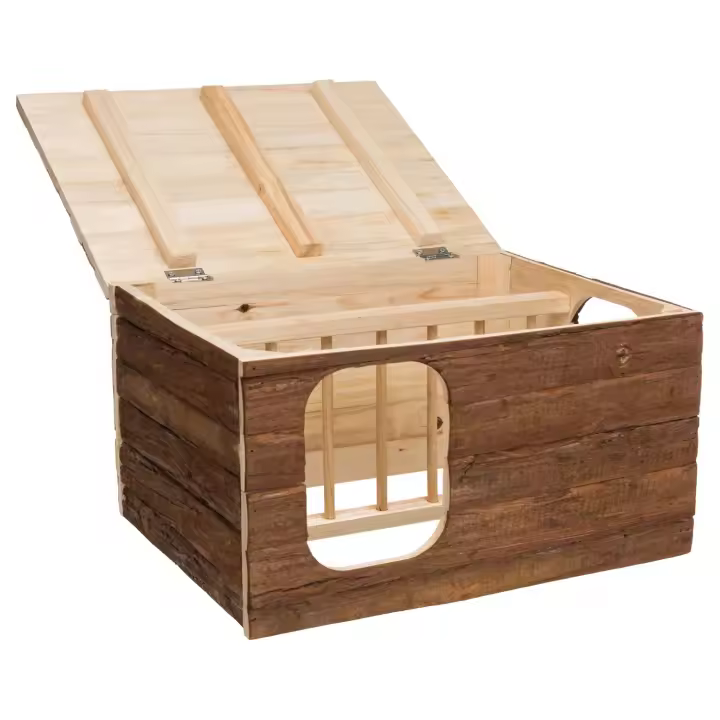 TRIXIE Casita Hilke con porta heno integrado Natural Living - 1
