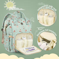 Mochila De Diaper Grande Capacidad Multifuncional Bolsa De Bebé Impermeable Moda Para Mamá Viaje Nappy Bags Bolsa De Amamantamiento - details 2