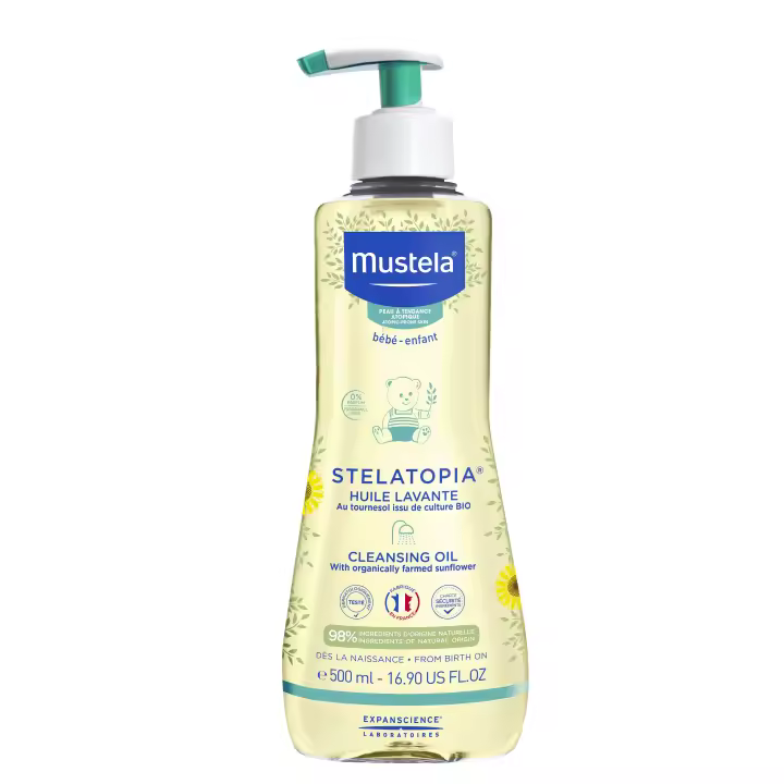MUSTELA STELATOPIA ACEITE BAÑO Y DUCHA 500ML válvula dosificadora - 1