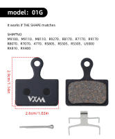 Pads De Freno De Disco Hidráulico VXM Para Bicicleta Semi-métalicos Código De Guía E9 DB ER MT6/4 Piezas De Bicicleta M8020/6100 MT200 - details 9