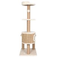 vidaXL Árbol para gatos con poste rascador 123 cm hierba marina - details 3