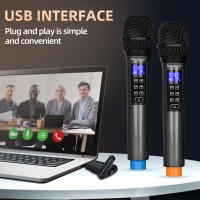 Micrófono Inalámbrico Depusheng W4 Con Eco Treble Bajo Y Bluetooth 98 FT Rango UHF Sistema De Micrófono Portátil Dinámico Para Escenario - details 8