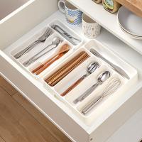 Organizador De Cocina Ecológico Para Cuchillos Cucharas Y Tenedores Divisor De Cajones De Armario Moderno 4/5 Grid - details 2