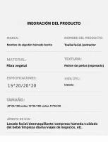 50pcs Toallas Desechables Para Limpieza Facial Suaves De Algodón Toalla Extractable Para Belleza Y Salón De Belleza Eliminación De Maquillaje - details 14