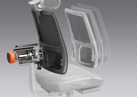 NEWTRAL MagicH-BP Silla Ergonómica con Reposapiés, Respaldo de Seguimiento Automático, Soporte Lumbar Adaptable, Reposabrazos y Reposacabezas Ajustables, 4 Posiciones de Bloqueo - Negro - details 2