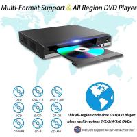 Reproductor de DVD para TV con HDMI, reproductor de DVD que reproduce todas las regiones, reproductor de CD para sistema estéreo doméstico, cable HDMI y RCA incluido - details 0