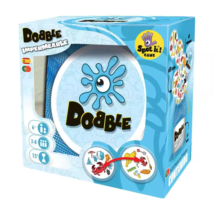 Juego de mesa dobble waterproof pegi 7 - 1