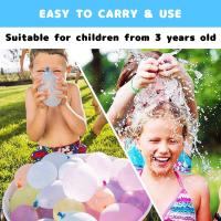 Globos de agua de 555 piezas, globos de agua de llenado rápido, autosellados en 60 segundos, llenado ultrarrápido, bombas de agua autosellantes para juguetes de verano adecuados - details 2
