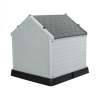 7H SEVEN HOUSE Caseta De Resina Para Perros 7house | Refugio Cómodo y Duradero | Dimensiones 66,5x73,6x69,5cm | Casa de Plástico 100% Reciclable | Uso Interior y Exterior - details 7