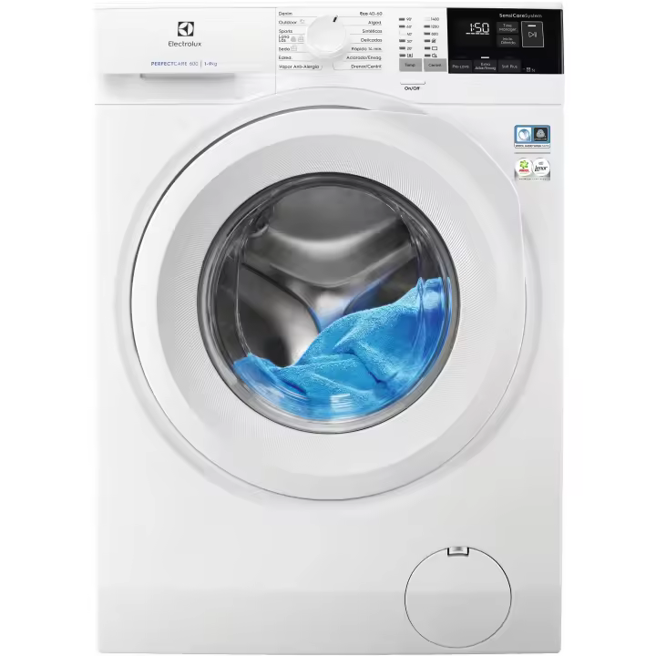 LAVADORA CARGA FRONTAL ELECTROLUX EW6F4942FB 9 KG 1400 RPM A BLANCO - 1
