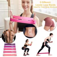 Banda De Resistencia Elástica Para Yoga Y Gimnasio Ayuda En Pull up Crossfit Ejercicio De Entrenamiento De Fitness Equipamiento De Ejercicio De Músculos De Pecho Y Piernas - details 1