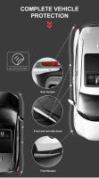 Protector De Parachoques Delantero Y Trasero SEAMETAL Universal Para Coche En Fibra De Carbono Anti-Arrugas Spoiler Diffuser Splitter - details 5