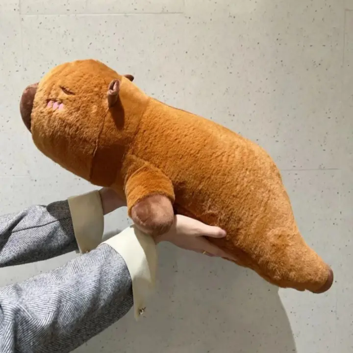 Muñeco De Peluche Kawaii Capybara Suave Almohada Sofá Para Descanso Y Sueño Juguete De Animal De Peluche Para Escuela Y Navidad - 1