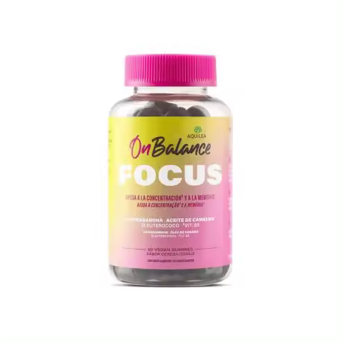 AQUILEA ONBALANCE FOCUS  60 GOMINOLAS SABOR CEREZA - 1