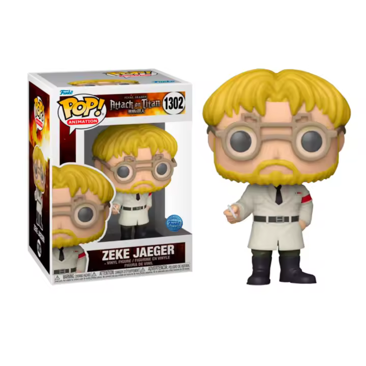 Funko Zeke Jaeger Attack on Titan Ataque a los Titanes  1302 Pop Vinyl Anime Figura - 1