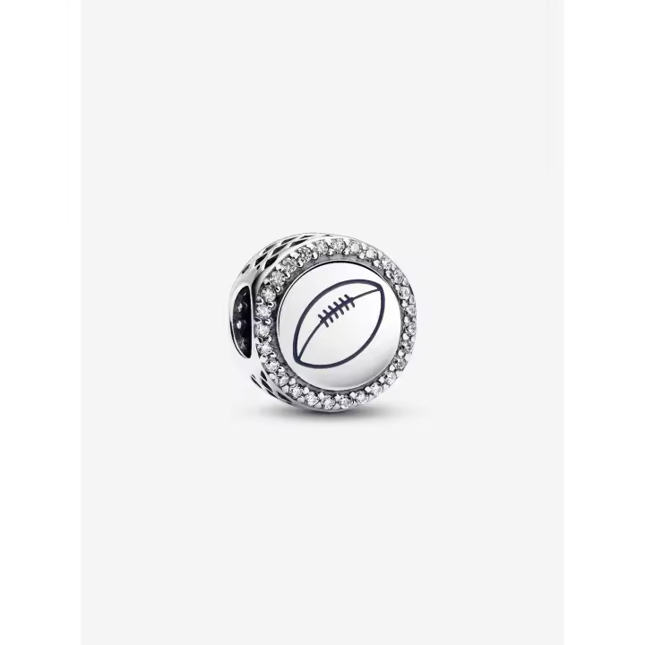 Pandora - Charm de Fútbol agarrable-Plata de Lei - 1