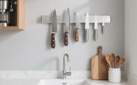 Soporte Magnético para Cuchillos de Cocina y Herramientas - T-Lovendo, Barra Imantada para Organización en Cocina y Taller - details 0