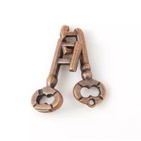 Juguete De Lógica Y Desafío Para Niños Y Adultos Cerradura De Anillo Mágica Con Bloque De Llave De Aleación Juego De Ocio Inteligente - details 1