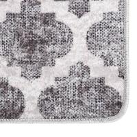 vidaXL Alfombra lavable antideslizante multicolor 80x300 cm Color Negro,  Gris y dorado,  Beige y dorado y mas Alfombras de área  Alfombra de Piso para Sala de Estar Dormitorio Habitación Salón - details 2
