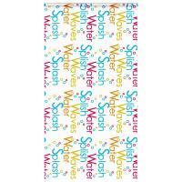 vidaXL Estor enrollable para ducha con casete 130x240 cm tela ancho en color Gris claro/Adorno/Blanco y más | protección solar decorativa para ventanas hogar oficina dormitorio fácil de instalar - details 7