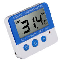 Termómetro Digital Para Nevera Con Alarma Y Mostrador De Temperatura Máxima Y Mínima Pantalla LCD Para Interior Y Exterior - details 3