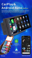Receptor De Audio Para Coche Android 13 2 Din Estéreo Inteligente Con Wireless Carplay Android Auto GPS Universal 7/9/10 Pulgadas 2G RAM 32G ROM Soporte WiFi Y Control Del Volante - details 5