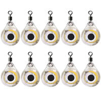 10Pcs Señuelo De Pesca Con Luz Mini Ojo Forma Submarina Luz Nocturna Señuelo Batería Iluminada Flasher Para Agua Salada Y Dulce - details 4