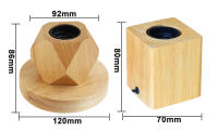 Lámpara De Mesa Retro Vintage En Madera E27 Luz Nocturna Para Dormitorio Con Enchufe EU Decoración Para Escritorio Y Pared Varios Modelos Disponibles - details 5