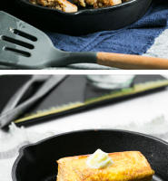 Sartén De Hierro Fundido 20cm Antideslizante Para Carne Frita Huevos Y Panqueques Universal Para Estufa De Gas Y Inducción - details 3