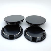 4pcs 70mm Tapas De Centro De Eje Para Ruedas De Coche Universales Negras/Oro Adecuadas Para RM Rines Tipo Tapas De Centro De Eje De Automóvil - details 11