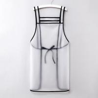 Delantal De Cocina Impermeable Y Transparente Resistente Al Aceite Para Hombres Y Mujeres Accesorios De Hornear Para BBQ Restaurante Café Delantal Sin Mangas De Algodón - details 10