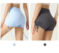 Shorts De Yoga Para Mujer Cintura Alta Elásticos Transpirables Para Correr Y Ejercitarse Ropa Deportiva De Moda Fitness - details 4