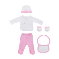 Interbaby set para recién nacidos lunares de bambú. - details 2