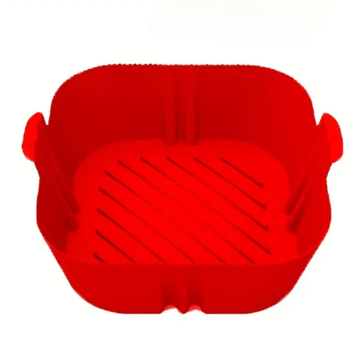Bandeja de Silicona para Freidora de Aire Reutilizable para Horno - Accesorios de Revestimiento - Pizza - Chicken Frito - 1