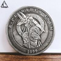 Moneda Commemorativa Anubis Y Águila Decoración Para El Hogar Regalo Moneda De Metal Estilo RELIGIOUS Tema PYRAMID - details 4