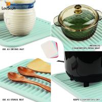 Leeseph Tapetes De Silicona Para Platos Calientes Ollas Y Sartenes Almohadillas Para Encimeras De Cocina Tapetes De Sostén Para Cocina Hogar - details 1