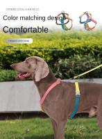 Harnés De Perro H Forma Seis Colores Moda Antibreakaway Y Explosión Prueba Para Entrenamiento De Mascotas Material De Algodón 100% - details 0