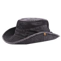Sombrero De Pesca Para Hombres Sombrero De Pescar Ajustable De Malla De Algodón Sombrero De Sol De Exterior Estilo Cowboy Occidental Casquete - details 1