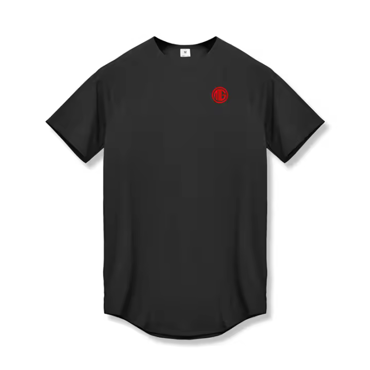 Camiseta Deportiva Transpirable para Hombres en Verano Manga Corta, Secado Rápido, Patrón Impreso, Material de Poliéster - 1