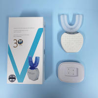 Cepillo De Dientes Ultrasonido Portátil Impermeable Con Cobertura 360° U-shaped Para Cuidado Oral Limpieza Dental Para Niños - details 5