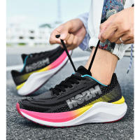 Zapatos De Correr HOBM Para Hombres Tenis Deportivos Ligeros Y Transpirables Absorbing Choque Entrenamiento Deportivo Calzado Negro - details 15