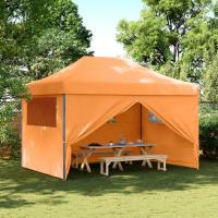 vidaXL Tienda de fiesta plegable Pop-Up 4 paredes laterales tienda Color Burdeos,  orange,  Beige y mas - details 1