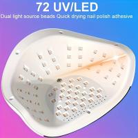 Lámpara UV LED Sun X22 Para Manicura Profesional Con 72 LEDs Secado De Esmalte De Gel Tiempo Automático Sensor Herramientas De Equipamiento - details 6