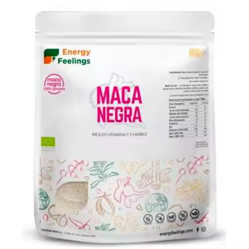 Energy Feelings Maca Negra Polvo 500Gr. Eco Vegan Sg - 1