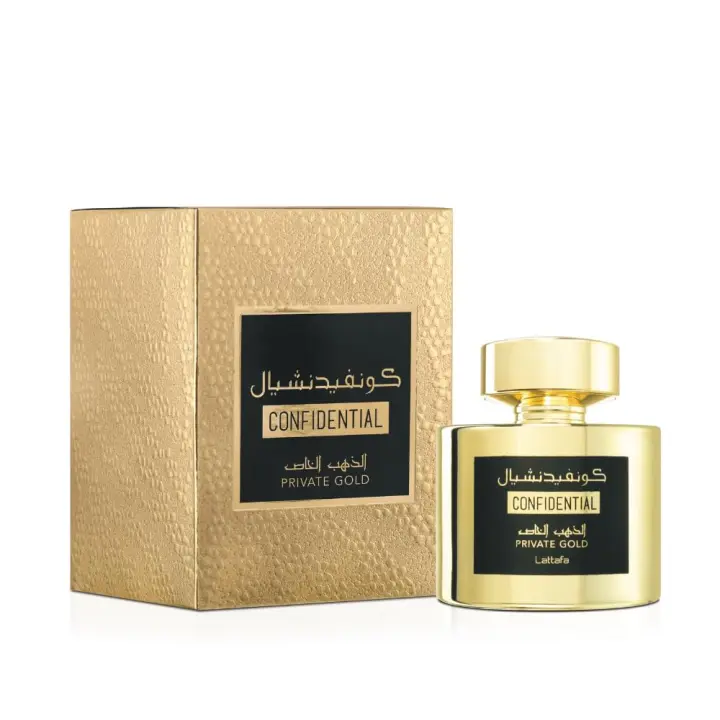Perfume Lattafa Confidencial Private Gold Unisex - 100 Ml - 1
