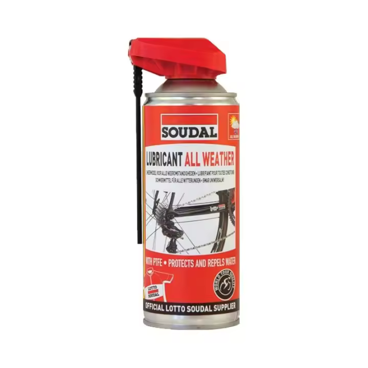 Lubricante Soudal 4 Estaciones 400 Ml - Aceite para Cadenas de Bicicletas - Protección Duradera - 1