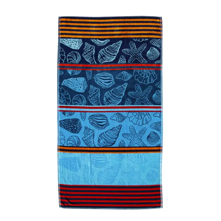 SUN & SURF Toalla de Playa Jacquard Grande 90x170 Ultra Suave Terciopelo Algodón 100% - Alta Calidad y Colores PREMIUM - 1
