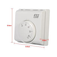 ORION91 PACK X 3 UNIDADES TERMOSTATO ANALOGICO MANUAL SIN INTERRUPTOR 10-30º BLANCO Nine&One - details 0